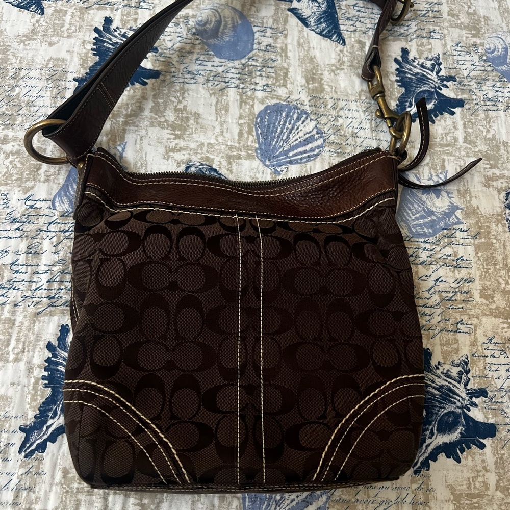 Coach Dark Brown Crossbody Bag